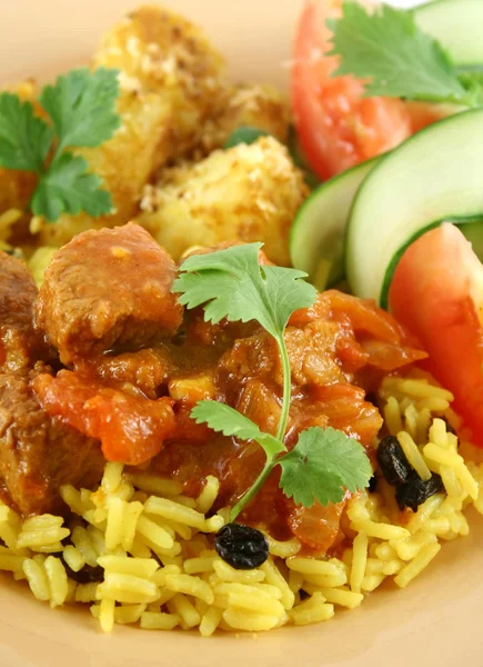 Curry indiai marha — Stock Fotó