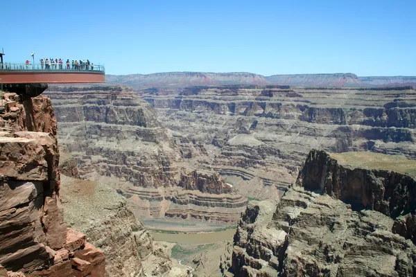 Skywalk Grand Canyon Εικόνα Αρχείου