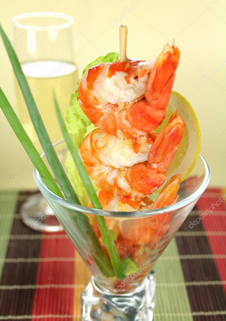 Салат коктейль с креветками рецепты с фото