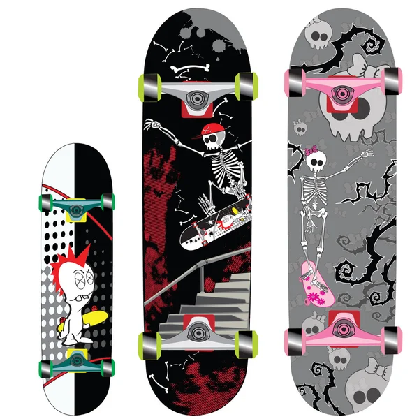 Skateboard design — Stock Vector