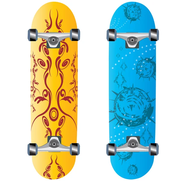 Designsymbol skateboard — Vettoriale Stock