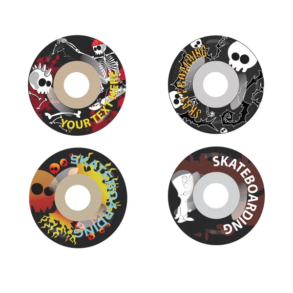 Skateboard wheels — Stock Vector