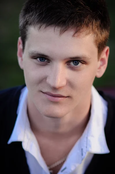 Face portrait of a young man — Stock Photo, Image
