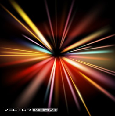 Abstract lights vector background clipart