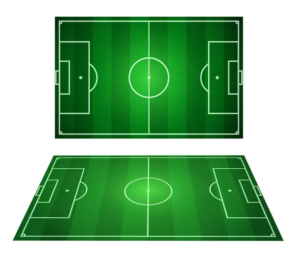 Γήπεδο ποδοσφαίρου - διάνυσμα — Διανυσματικό Αρχείο
