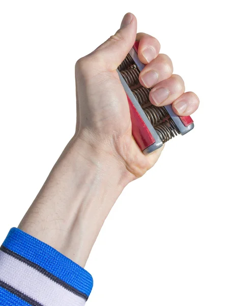 Hand grip oefening — Stockfoto