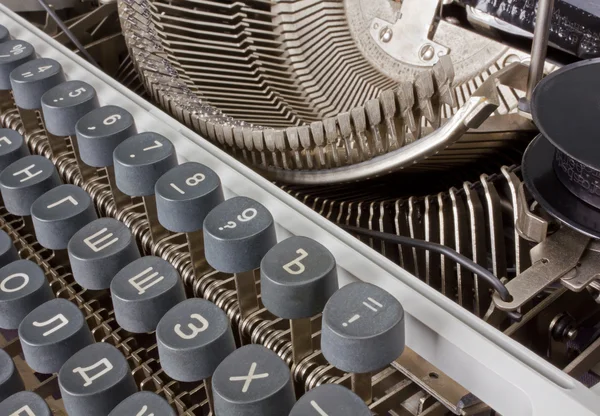 Kyrillische Schreibmaschine — Stockfoto