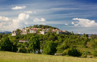 Slovenian Karst Village clipart