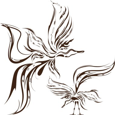 Fantasy bird clipart