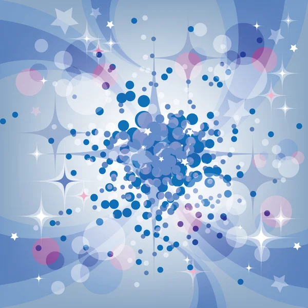 Cercle fond bleu — Image vectorielle