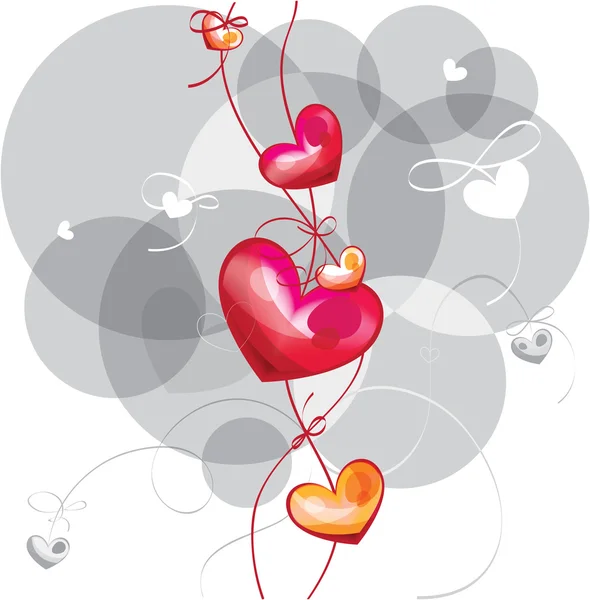 Fond cardiaque — Image vectorielle