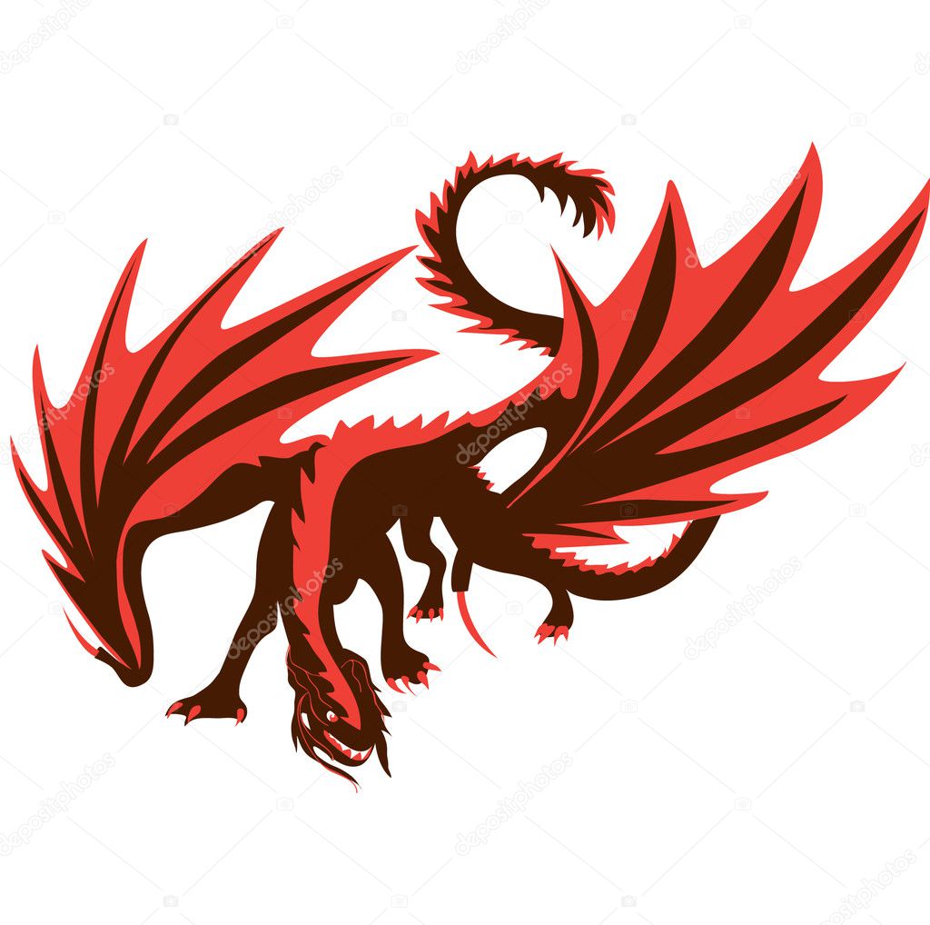 Dragon vector illustration