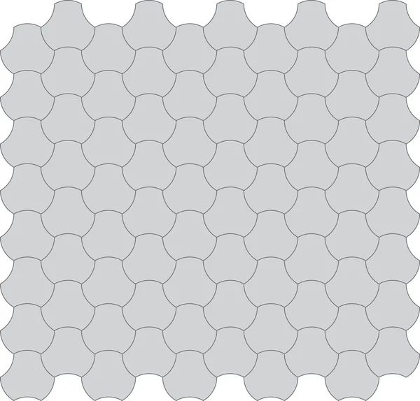 Ziegel für Bürgersteig Polygon grau — Stockvektor