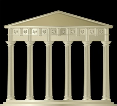 Doric capitol clipart