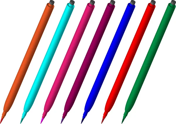 Color de pluma — Vector de stock