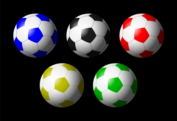 Fotboll som en olympisk sport — Stock vektor