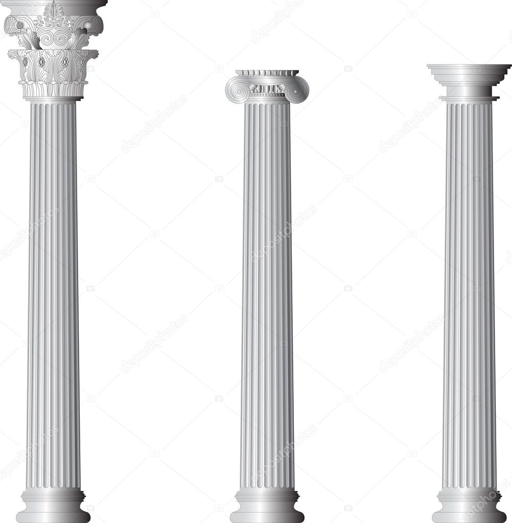 Greece Corinthian Ionic Doric Columns