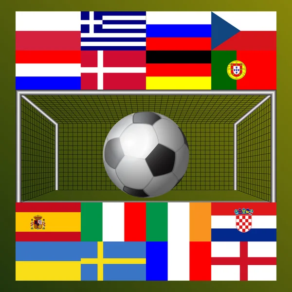 Futebol 2012 — Vetor de Stock