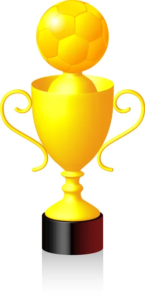 Gold trophy — Stock Vector