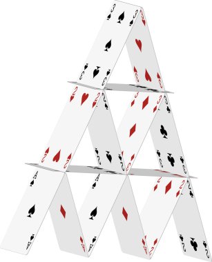 House of cards clipart