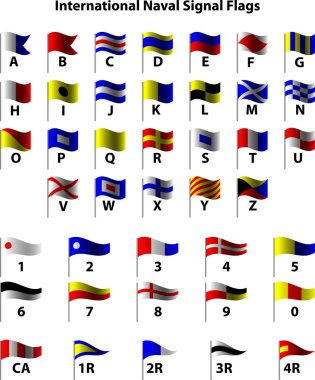 Nautical Flags clipart