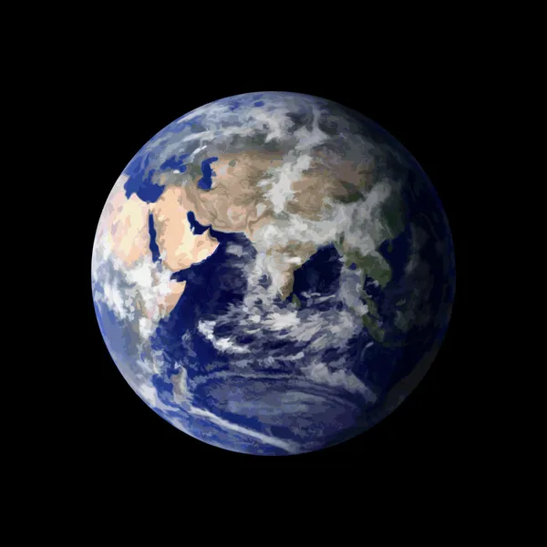 宇宙からの惑星地球 — ストックベクタ