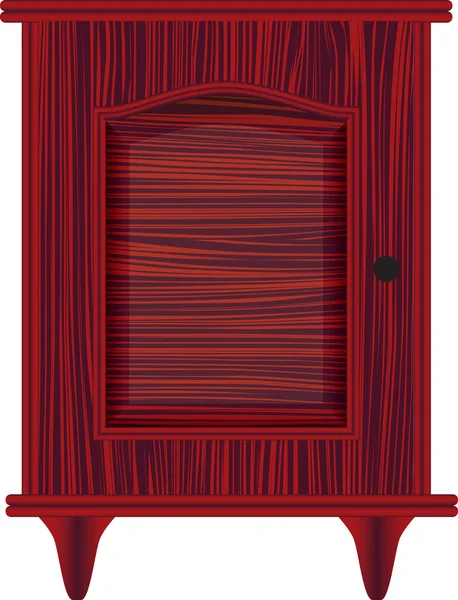 Красный Dresser — стоковый вектор