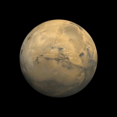 Mars planet clipart