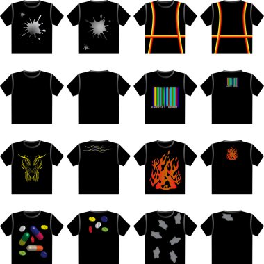 Shirt colors clipart