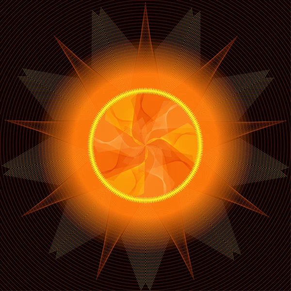 太阳抽象 — 图库矢量图片