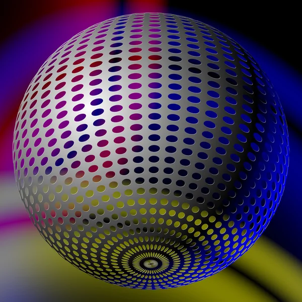 Abstract disco ball — Stock Vector