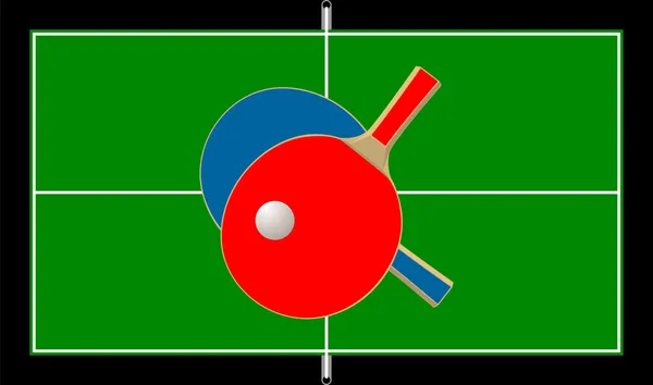 Настільний теніс — стоковий вектор