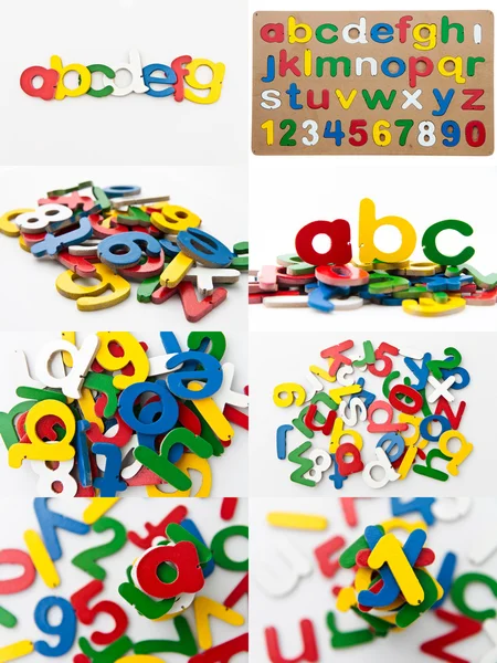 Alfabetet leksak styrelse — Stockfoto