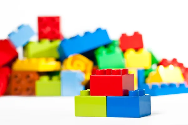 Brinquedos de tijolo — Fotografia de Stock