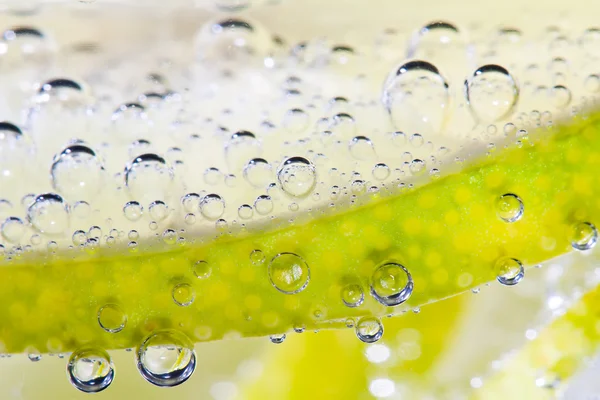 Lime Bubbles — Stock Photo, Image