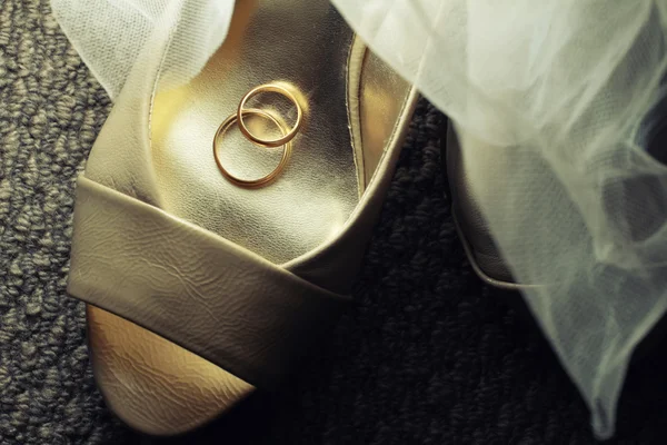 Rings on a Shoe — Stock Photo, Image