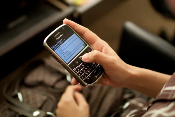 Blackberry Messenger — Stock Photo, Image