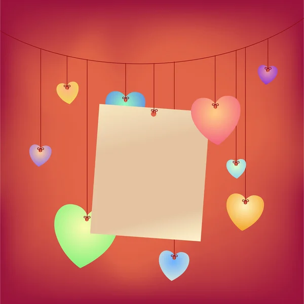 Notes d'amour — Image vectorielle