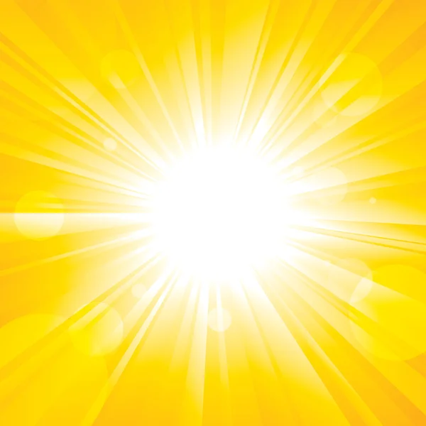 Wspaniałe słońce — Wektor stockowy