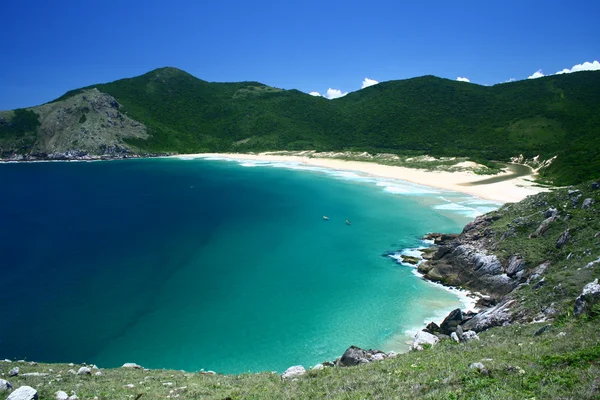 Hermosa playa paraíso Florianópolis en el sur de Brasil — Foto de Stock