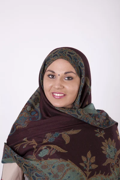 젊은 아름 다운 무슬림 여성 스톡 사진