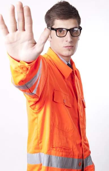 Young male constructor — Stock Photo, Image