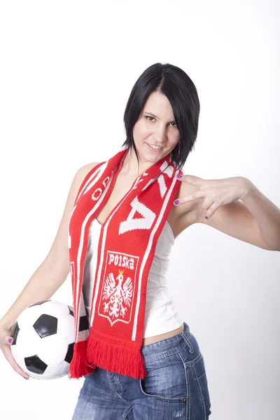Polonya fan — Stok fotoğraf