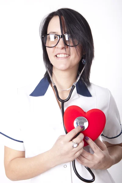 Young attractive female doctor — Stock Photo, Image