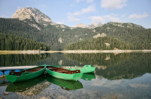 Lago Crno no Parque Nacional de Durmitor — Fotografia de Stock