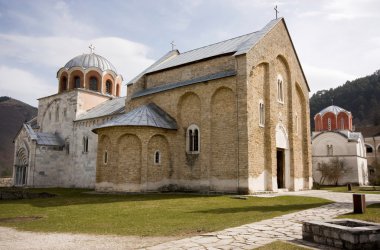 Serbian Orthodox Monastery Studenica clipart