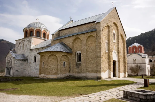 Monasterio ortodoxo serbio Studenica —  Fotos de Stock