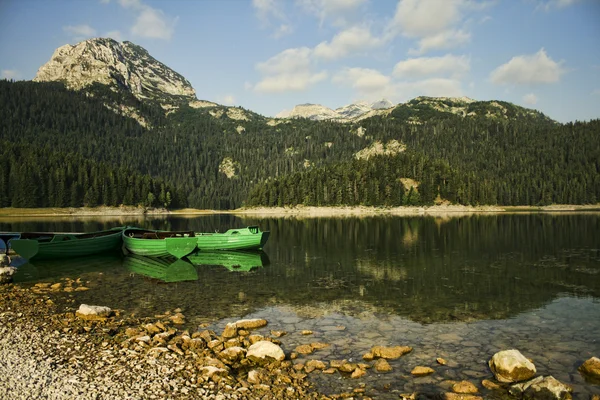 Jezero v národním parku durmitor — Stock fotografie