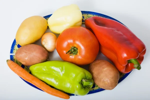 stock image Vegetables on the plate