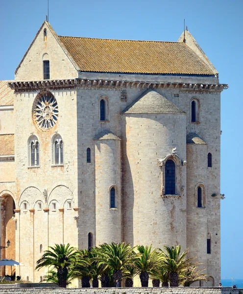 Malowniczy widok katedry Trani (Ba) — Zdjęcie stockowe